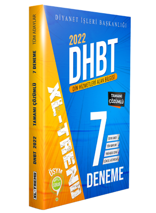 XL-TREND 2023 DHBT XL-TREND TAMAMI ÇÖZÜMLÜ 7 DENEME - DDY Yayınları