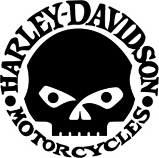 Harley Davidson (Duvar-Tekne-Vitrin-Dekor) Sticker 40 x 40 cm