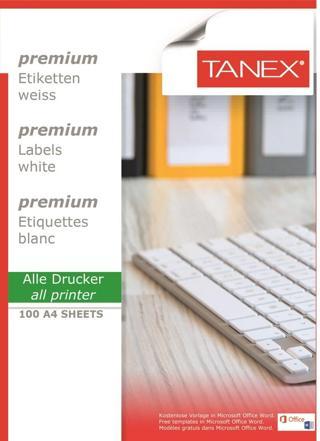 Tanex LASER ETIKET TW-2408 105 X 72MM