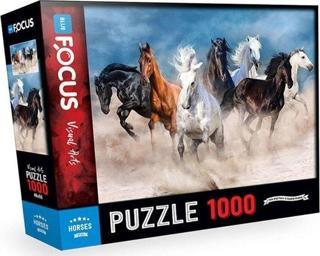Blue Focus Atlar 1000 Parça Puzzle BF293