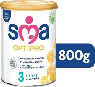 SMA Optipro 3 Probiyotik 1-3 Yaş Devam Sütü 800 gr