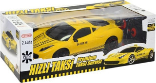 Toysan 25 Uzaktan Kumandalı Şarjlı Hızlı Taksi Aracı 1:12
