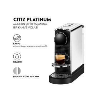 Nespresso C140 Citiz Platinum Paslanmaz Çelik Kapsüllü Kahve Makinesi