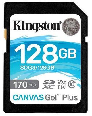 Kingston Sdg3 - 128Gb 128Gb Sdxc Canvas Go Plus 170R C10 Uhs-I U3 V30