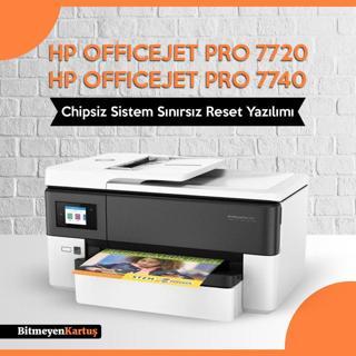 BK Hp Officejet Pro 7720- 7740 SERİSİ Chipsiz Sistem Sınırsız Reset Yazılımı