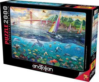 Anatolian 2000 Parçalık Puzzle / San Francisco Köprüsü - Kod 3968