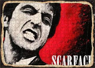 Bedeko Ahşap Mdf Puzzle Yapboz Scarface 500 Parça 50*70 Cm