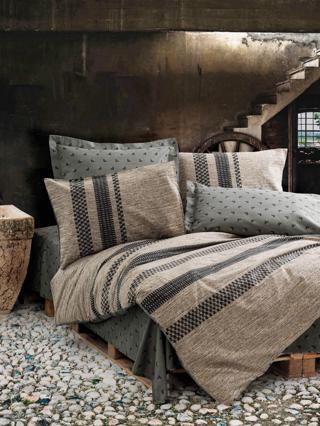 Cotton Box Toprak Çift Kişilik Nevresim Takımı Arlo Kahve