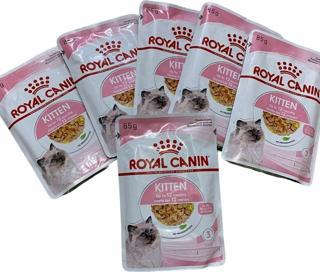 Royal Canin Kitten Jelly Pouch Konserve Yavru Kedi Maması 6X85Gr