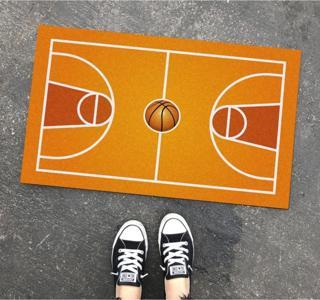 Olunca Basketbol Tasarım Kapı Önü Ve Ev Içi Paspas 45X75 Cm