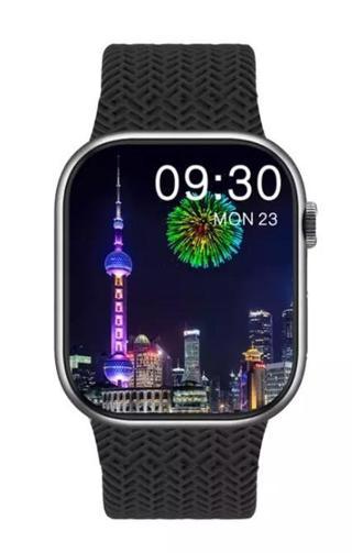 Winex Mobile Winex 2023 Watch 9 Pro Amoled Ekran Android İos Uyumlu Akıllı Saat Siyah