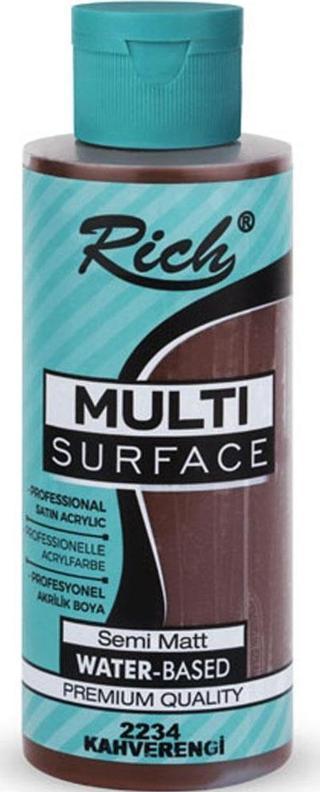 Rich Akrilik Boya Multi Surface 120 CC Kahverengi 120-2234