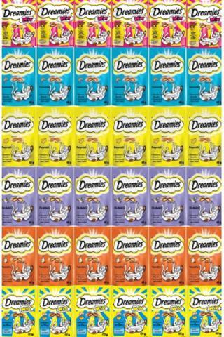 Dreamies Kedi Ödül Maması Karışık Paket 60 Gr X36 Adet