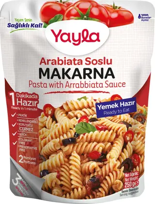 Yayla Yemek Hazır Arabiata Soslu Makarna 250 gr