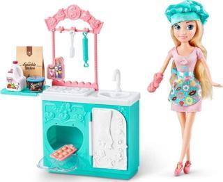 Sparkle Girlz Aşçı Bebek Oyun Seti 27 cm 100183