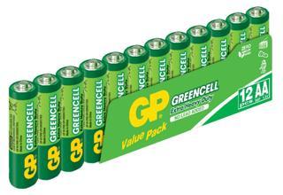 GP Greencell AA Çinko Kalem Pil 12'li Paket GP15G-VS12