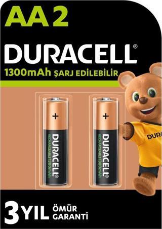 Duracell Şarjlı Kalem Pil (AA) 1300 MAH 2 Lİ