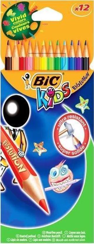 Bic Kuru Boya Evoltion Karton Kutu 12 Renk 829029