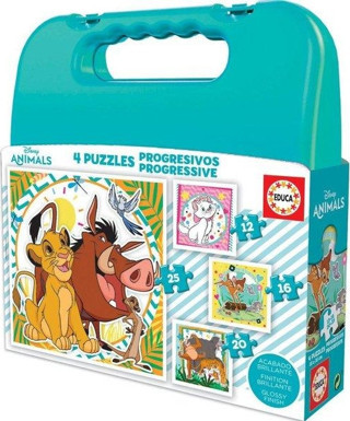 Educa Aşamalı Bavul Disney Animals 