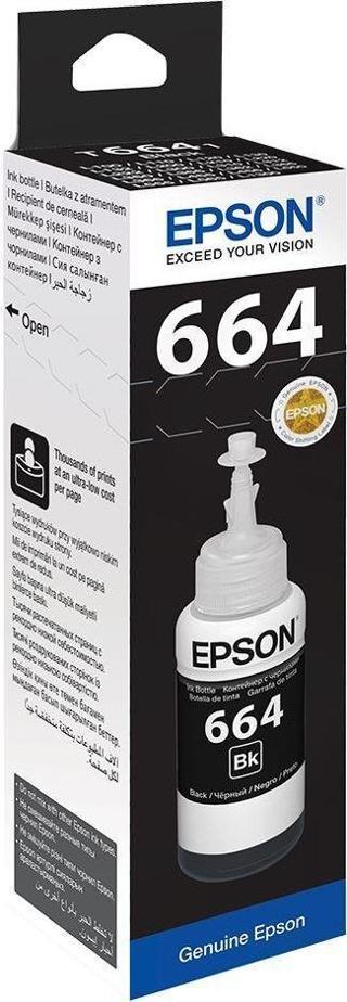 Epson T6641 Black Siyah Şişe Mürekkep T66414A