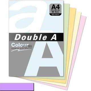 Double A Renkli Fotokopi Kağıdı 25 Lİ A4 80 GR Pastel Lavanta