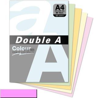 Double A Renkli Fotokopi Kağıdı 25 Lİ A4 80 GR Pastel Flamingo