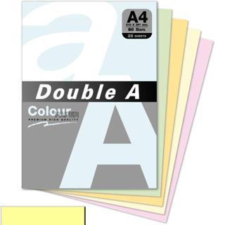 Double A Renkli Fotokopi Kağıdı 25 Lİ A4 80 GR Pastel Cheese