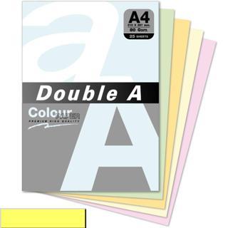 Double A Renkli Fotokopi Kağıdı 25 Lİ A4 80 GR Pastel Butter