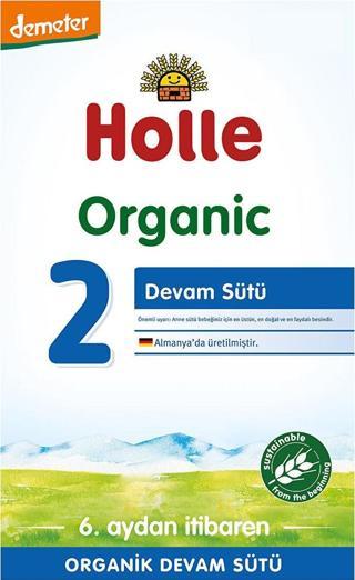 Holle Organik 2 Bebek Devam Sütü 600 gr +6 Ay