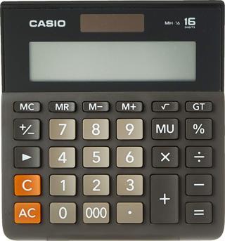 Casio MH-16 16 Hane Masa Üstü Hesap Makinesi