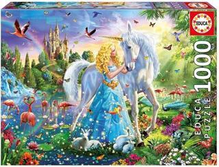 Educa 17654 The Princess And The Unicorn 1000 Parça Puzzle