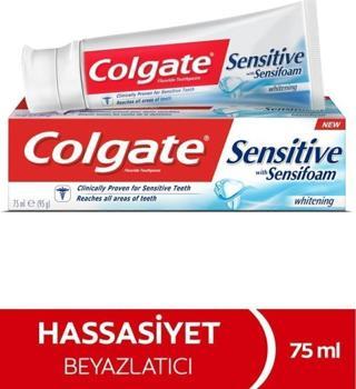 Colgate Sensitive Sensifoam Beyazlatıcı Diş Macunu 75 Ml