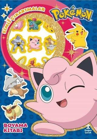 Pokemon - Star Simli Çıkartmalı Boyama Kitabı - Doğan Çocuk