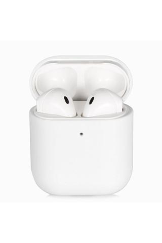 KZY İletişim Apple Airpods Uyumlu İnce ve Esnek Yapılı Kılıf - Beyaz