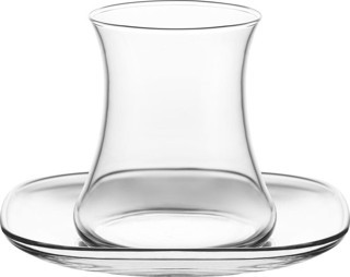 Lav lal keyf çay bardak seti takımı - çay bardağı - tabağı takımı 24 prç.