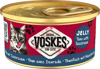 Voskes Ton Balıklı ve Çipuralı Kedi Konservesi 85 Gr