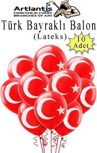 Balon Renkli Lateks 10 Adet Renkli Balon 10'' Canlı Renkler Parti Doğum Günü Süsleme Malzemeleri Balon 26 cm