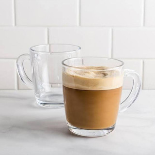 Paşabahçe basic 6 lı cam kulplu kupa bardak - kupa bardağı 340cc. 55531