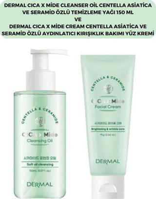 Dermal Cıca X Mide Centella Asiatica Özlü Temizleme Yağı ve Yüz Kremi