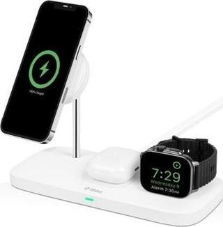 Ttec 2KS32B AirCharger Trio Up MagSafe Uyumlu 3ü 1 Arada iPhone + Apple Watch + AirPods Kablosuz Şarj Standı