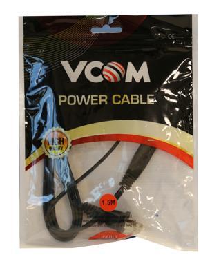 Vcom CE033-1.5MT Amerikan Uçlu Teyp Power Kablosu