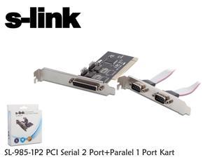 S-link SL-985-1p2 1 Port Paralel + 2 Port rs232 Pcı Kart