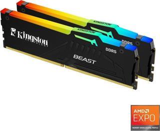 KINGSTON BEAST KF564C32BBEAK2-32TR(2X16) DDR5 CL32 6400MHz MASAUSTU RAM