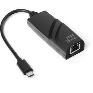 Dark USB3.1 Type-C - 10-100-1000 Gigabit LAN Ethernet Ağ Dönüştürücü