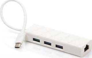 Dark USB3.1 Type-C - 3xUSB3.0HUB+ Gigabit Ethernet