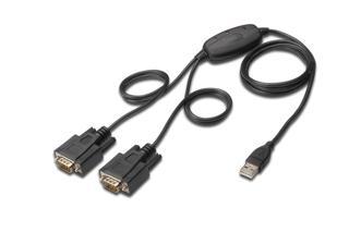 Digitus DA-70158  USB 2.0 - 2 x RS232 (Seri) 1,5 M