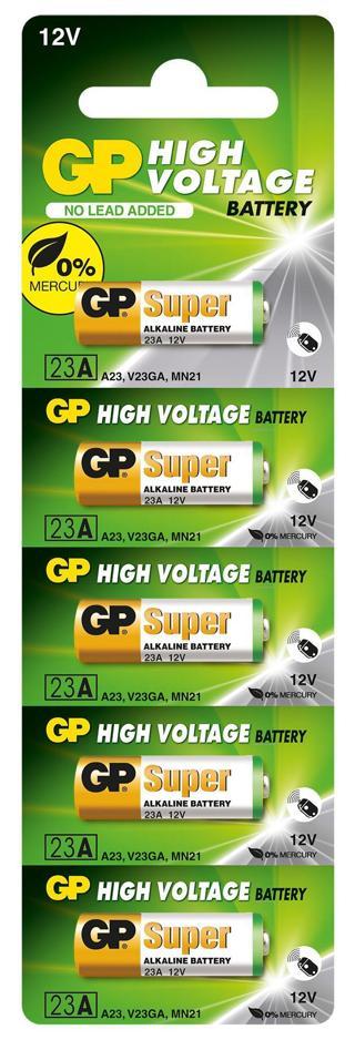 GP Super 23A 12V Alkalin Kumanda Pili 5'li Paket GP23A-C5