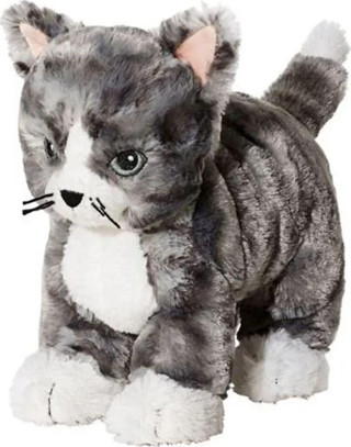 IKEA Lılleplutt Yumuşak Peluş Kedi Oyuncak Gri-Beyaz