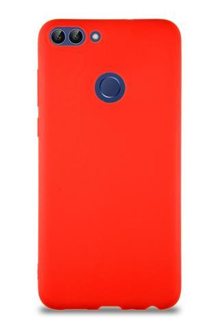 KZY İletişim Huawei P Smart Kılıf Soft Premier Renkli Silikon Kapak - Kırmızı