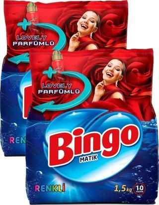 Bingo Matik Konsantre Renkli 1,5Kg ( 2 Adet )
